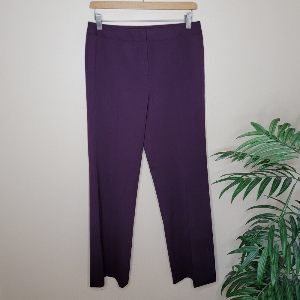 Lafayette 148 | Purple Menswear Trouser Dress Pants Slacks Office Work Size 4